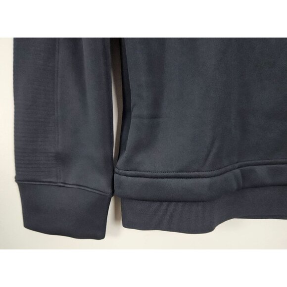 Mens Black All In Motion Athletic Sweatshirt Medium Long Sleeve Crew Neck Warm - Picture 6 of 12